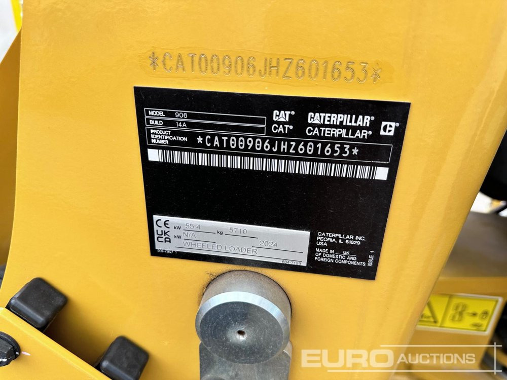 Unused 2024 CAT 906 - اللودر بعجل: صورة 2 Unused 2024 CAT 906 - اللودر بعجل: صورة 2