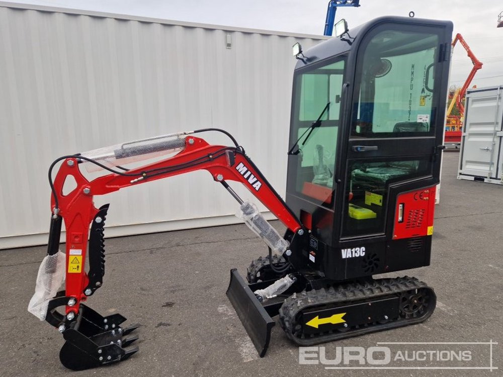 Unused 2025 Miva VA13C - حفارة مُصَّغرة: صورة 1 Unused 2025 Miva VA13C - حفارة مُصَّغرة: صورة 1