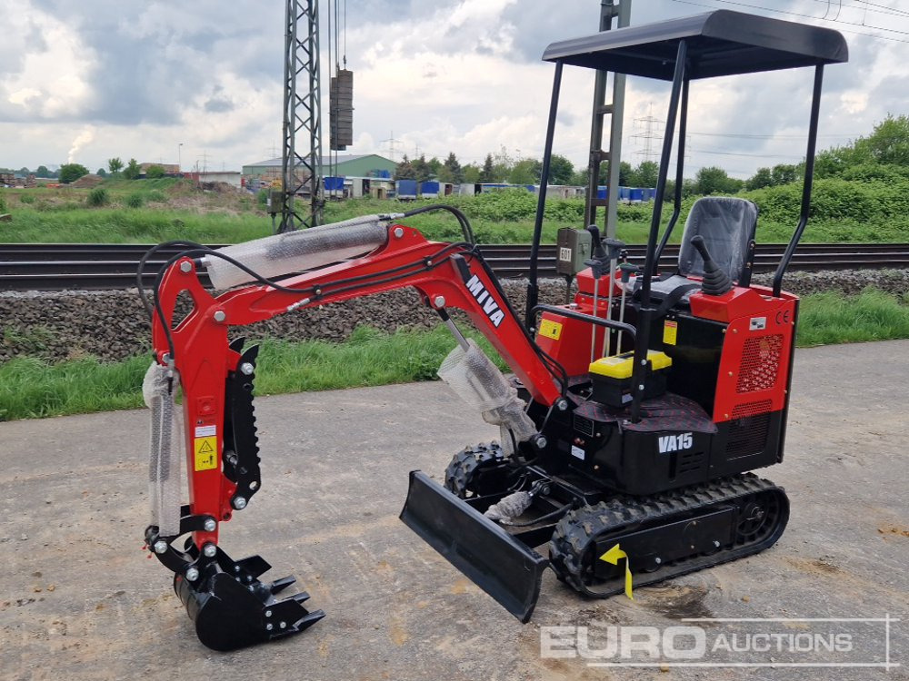 Unused 2025 Miva VA15 - حفارة مُصَّغرة: صورة 1 Unused 2025 Miva VA15 - حفارة مُصَّغرة: صورة 1