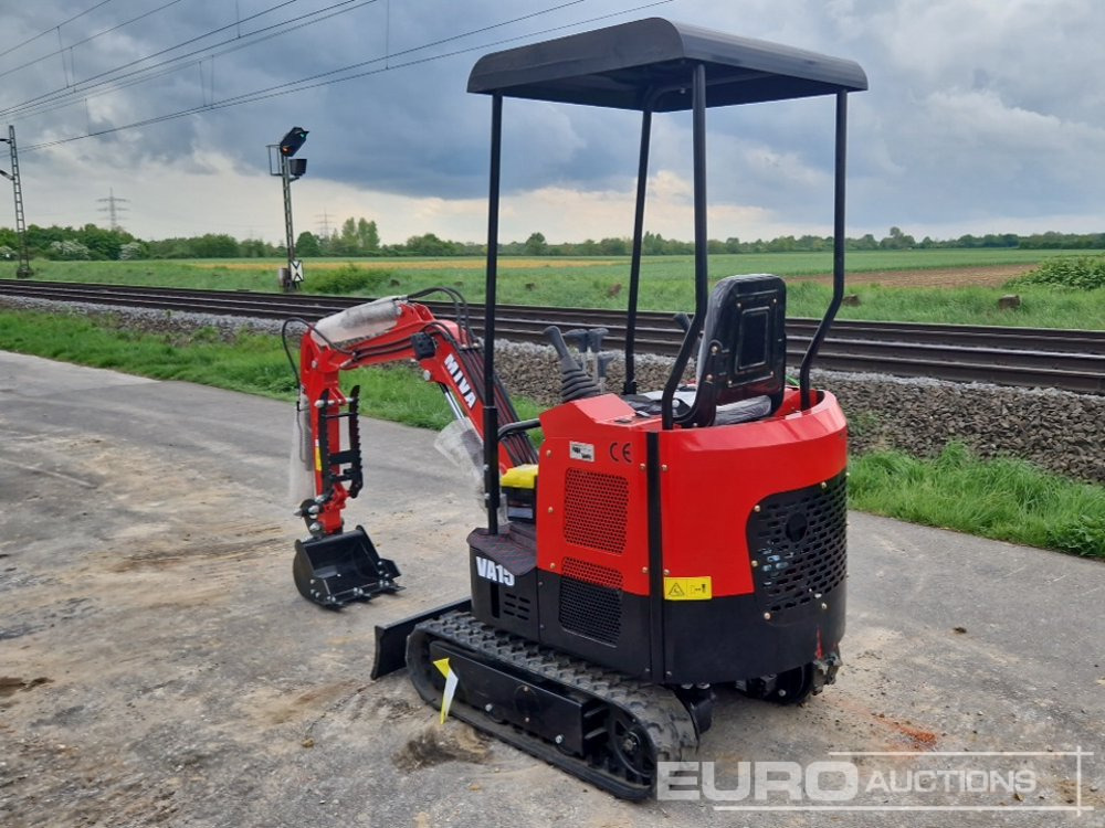 Unused 2025 Miva VA15 - حفارة مُصَّغرة: صورة 3 Unused 2025 Miva VA15 - حفارة مُصَّغرة: صورة 3