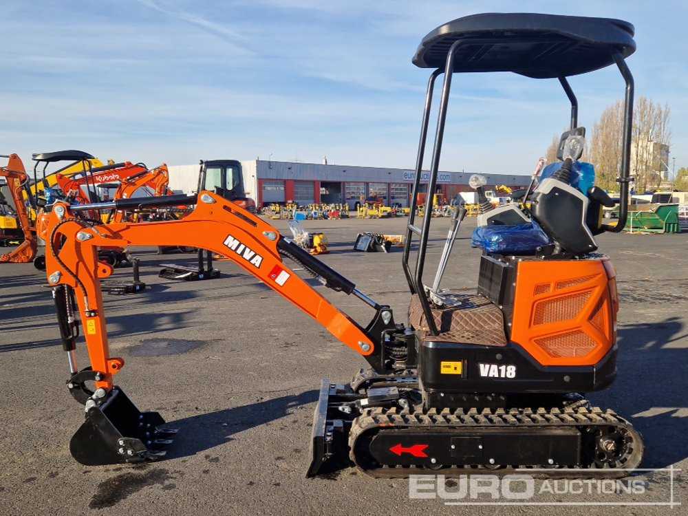Unused 2025 Miva VA18FL - حفارة مُصَّغرة: صورة 2 Unused 2025 Miva VA18FL - حفارة مُصَّغرة: صورة 2