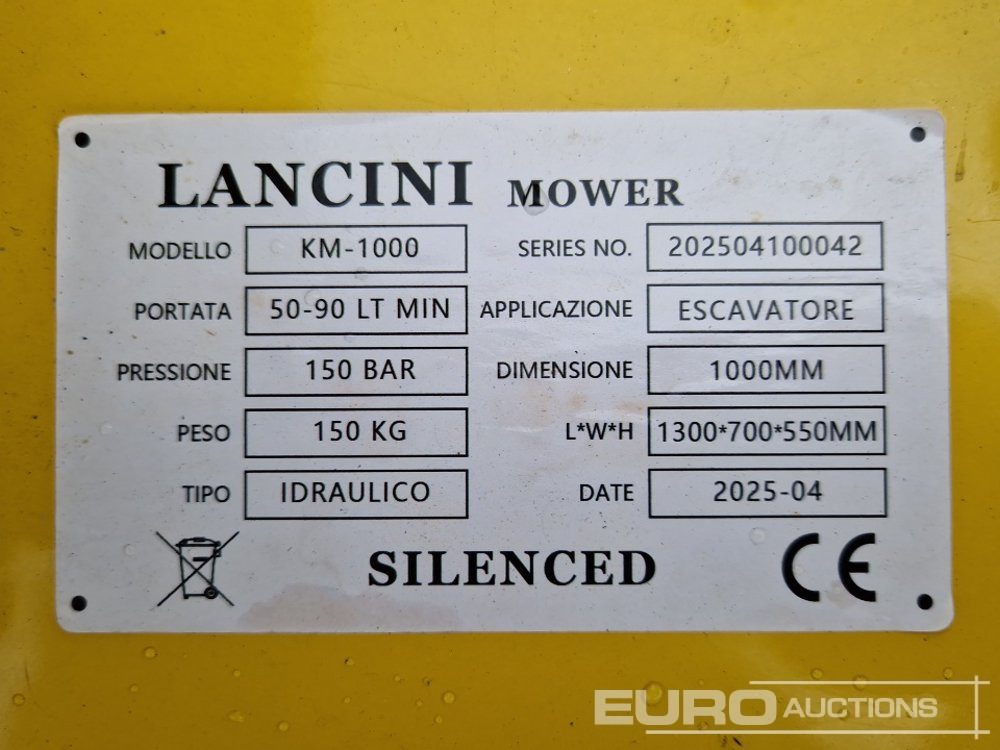 ملحق - حفارة Unused Lancini KM1000: صورة 9