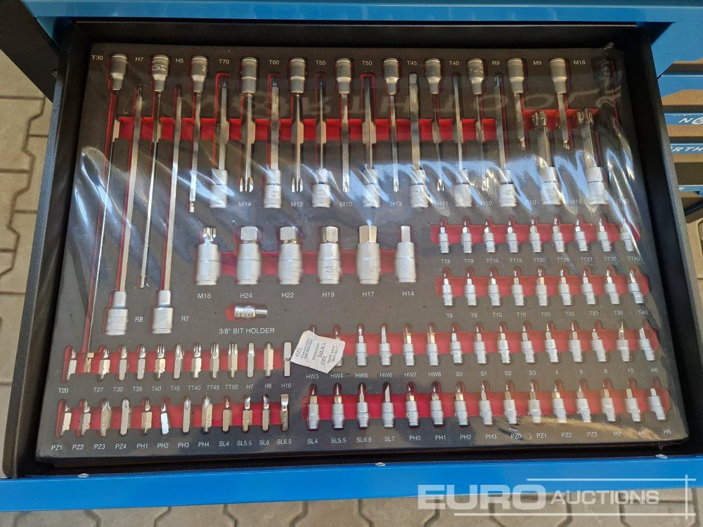 معدات البناء Unused NORTH-TOOL JUMBO-PRO 12 Drawer Tool Cabinet,  Professional Tools: صورة 7