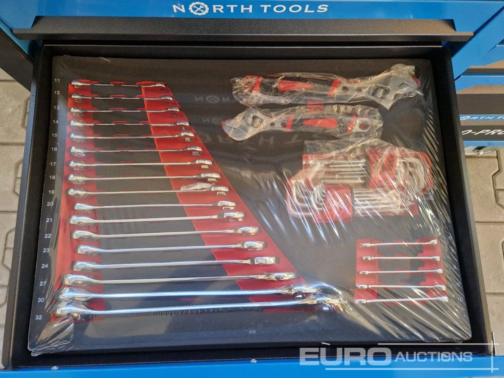 معدات البناء Unused NORTH-TOOL JUMBO-PRO 12 Drawer Tool Cabinet,  Professional Tools: صورة 8