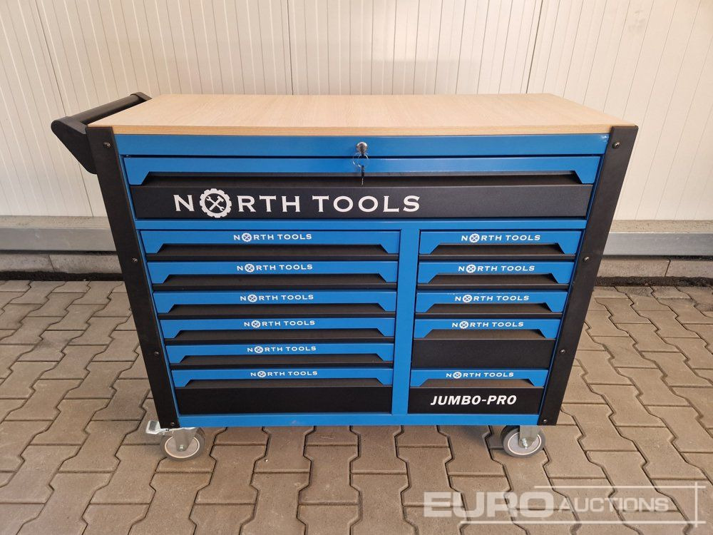 Unused NORTH-TOOL JUMBO-PRO 12 Drawer Tool Cabinet, Professional Tools - معدات الورش: صورة 4 Unused NORTH-TOOL JUMBO-PRO 12 Drawer Tool Cabinet, Professional Tools - معدات الورش: صورة 4