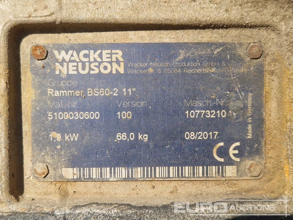 آلة أسفلت Wacker Neuson BS60-2: صورة 8 آلة أسفلت Wacker Neuson BS60-2: صورة 8