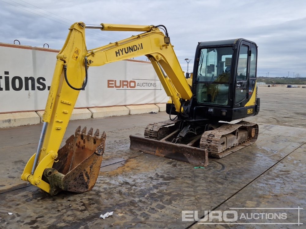 2013 Hyundai R60-7 - حفارة مُصَّغرة: صورة 1 2013 Hyundai R60-7 - حفارة مُصَّغرة: صورة 1