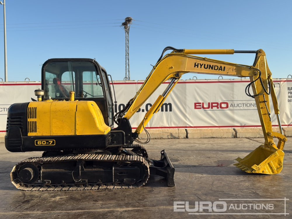 حفارة مُصَّغرة Hyundai R60-7: صورة 6