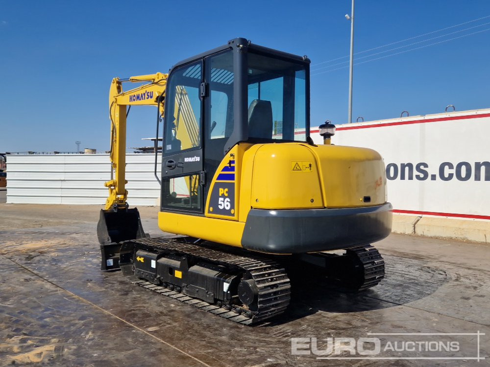 Komatsu PC56-7 - حفارة مُصَّغرة: صورة 3 Komatsu PC56-7 - حفارة مُصَّغرة: صورة 3