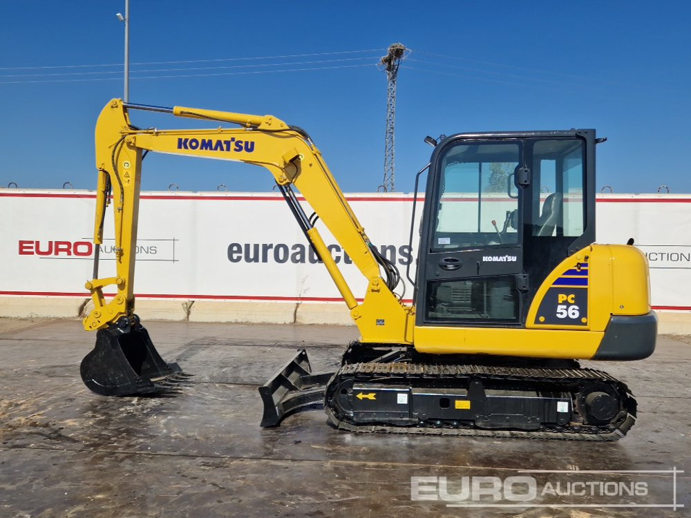 Komatsu PC56-7 - حفارة مُصَّغرة: صورة 2 Komatsu PC56-7 - حفارة مُصَّغرة: صورة 2