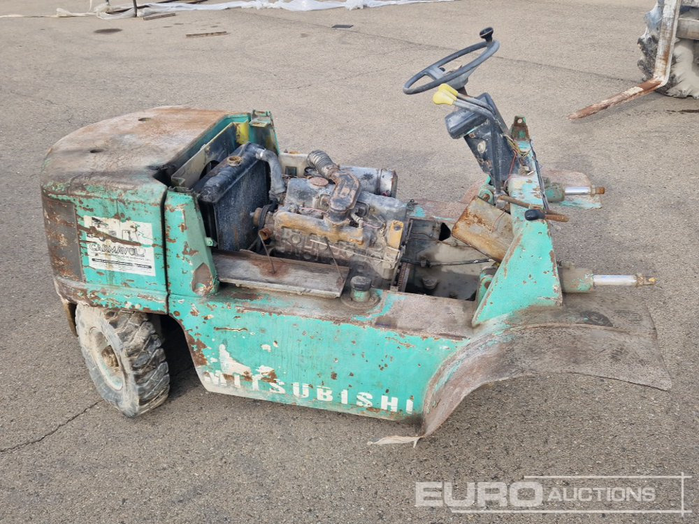 Mitsibishi Forklift, 2 Stage Free Mast Lift, Forks (Incomplete) - آليات: صورة 3 Mitsibishi Forklift, 2 Stage Free Mast Lift, Forks (Incomplete) - آليات: صورة 3