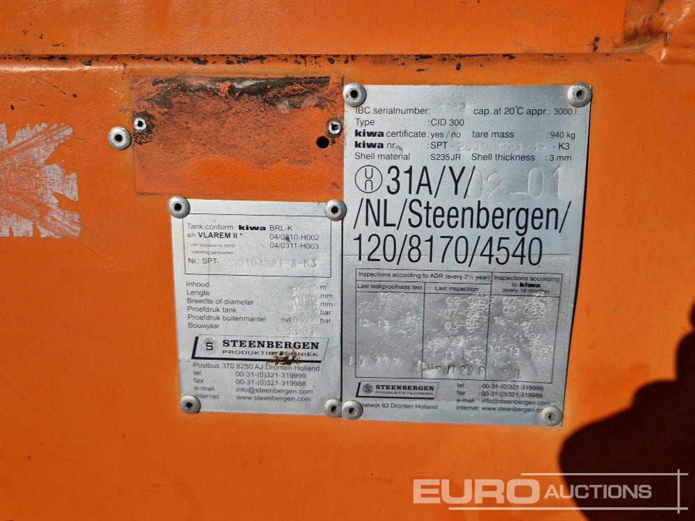 Steenbergen 3000 Litre - خزان تخزين: صورة 5 Steenbergen 3000 Litre - خزان تخزين: صورة 5