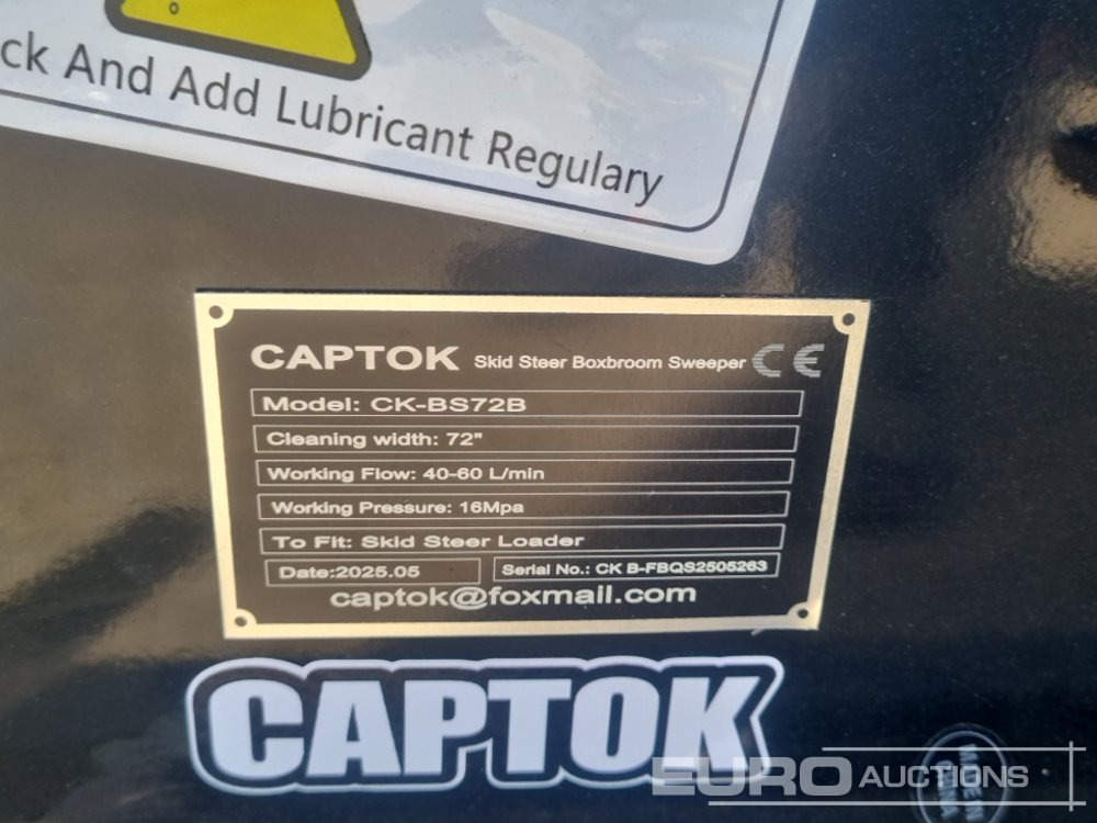 Unused 2025 Captok CK-BS72B - مكنسة - آلات البناء: صورة 5 Unused 2025 Captok CK-BS72B - مكنسة - آلات البناء: صورة 5