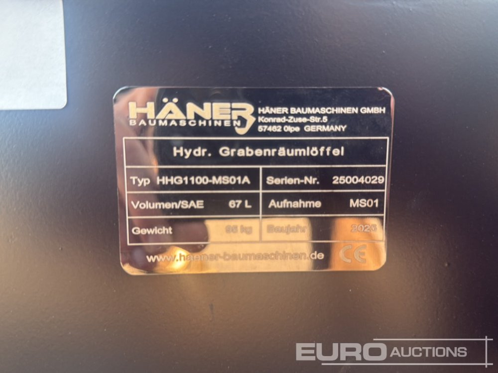 Unused 2025 Häner HHG1100-MS01A - بكت: صورة 5 Unused 2025 Häner HHG1100-MS01A - بكت: صورة 5