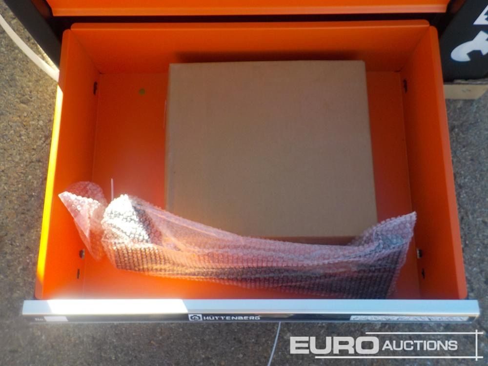 معدات الورش Unused Huttenberg Tools Trolley, 220Pcs, Complete with Tools, 6 Drawers  / Carro Porta Herramientas Completo, 6 Cajones: صورة 12