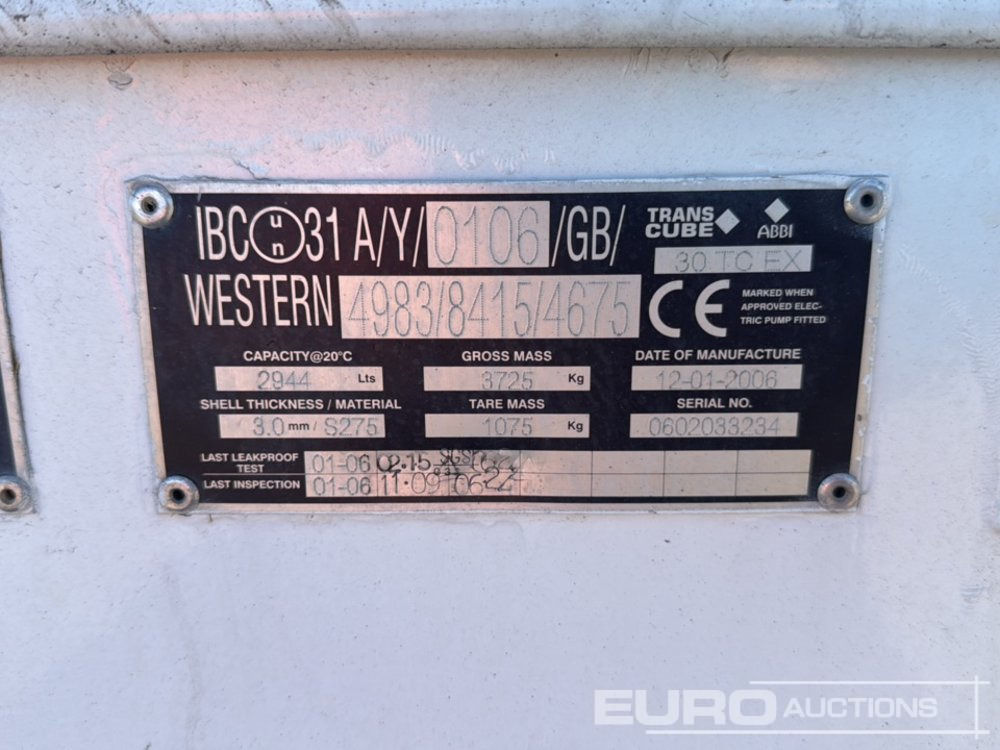 Western 3000 Litre - خزان تخزين: صورة 5 Western 3000 Litre - خزان تخزين: صورة 5