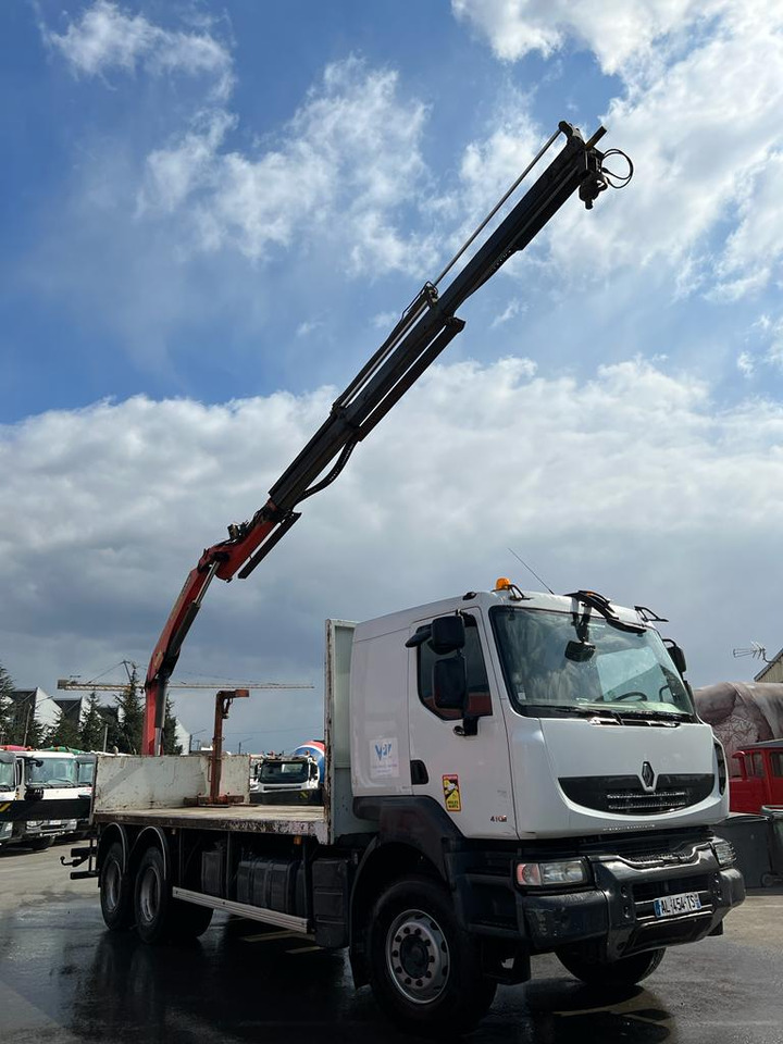 Camion grue Renault 410 AL-454-TS - شاحنات مسطحة, شاحنة كرين: صورة 3 Camion grue Renault 410 AL-454-TS - شاحنات مسطحة, شاحنة كرين: صورة 3