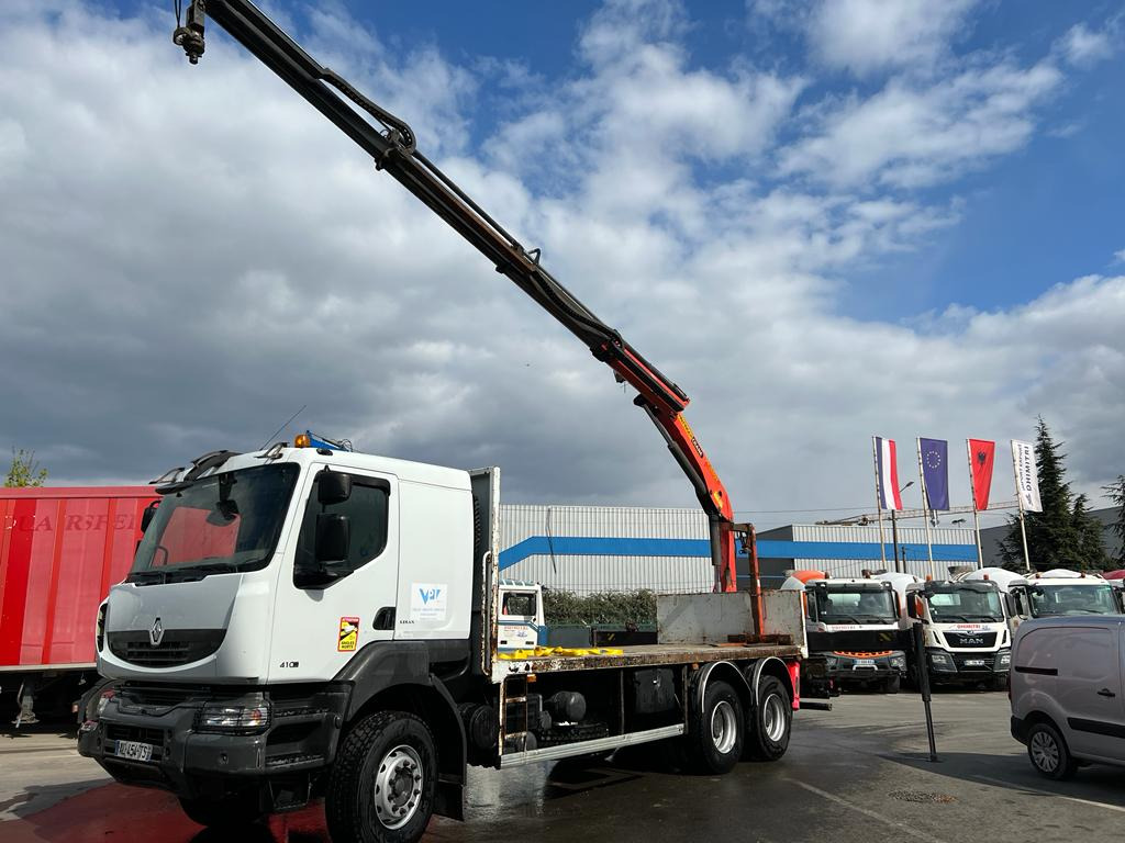 Camion grue Renault 410 AL-454-TS - شاحنات مسطحة, شاحنة كرين: صورة 2 Camion grue Renault 410 AL-454-TS - شاحنات مسطحة, شاحنة كرين: صورة 2