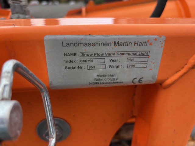 Branson Vario Schneepflug 2000 - كاسحة ثلوج: صورة 2 Branson Vario Schneepflug 2000 - كاسحة ثلوج: صورة 2