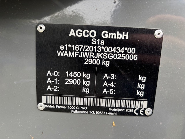 Fendt Former 1000 C PRO - آلة تيبيس العشب/ آلة جمع العشب: صورة 2 Fendt Former 1000 C PRO - آلة تيبيس العشب/ آلة جمع العشب: صورة 2