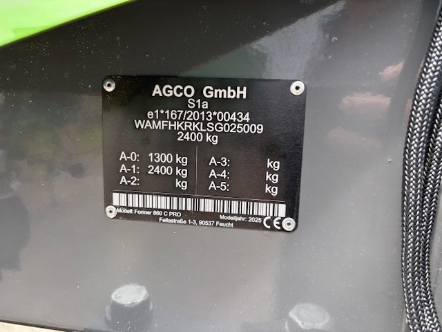 Fendt Former 860 C PRO - آلة تيبيس العشب/ آلة جمع العشب: صورة 2 Fendt Former 860 C PRO - آلة تيبيس العشب/ آلة جمع العشب: صورة 2