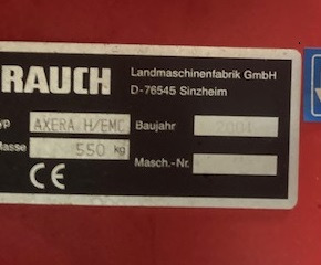 Rauch Axera H EMC - آلة رش السماد: صورة 2 Rauch Axera H EMC - آلة رش السماد: صورة 2