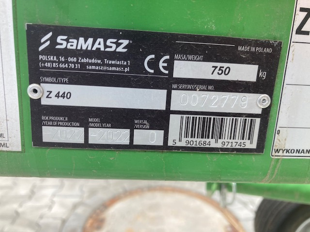 Saphir Samasz Z-440 - آلة تيبيس العشب/ آلة جمع العشب: صورة 2 Saphir Samasz Z-440 - آلة تيبيس العشب/ آلة جمع العشب: صورة 2