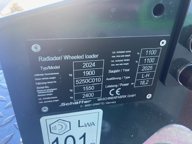 Schäffer Hoflader Typ 2024 - اللودر بعجل: صورة 2 Schäffer Hoflader Typ 2024 - اللودر بعجل: صورة 2