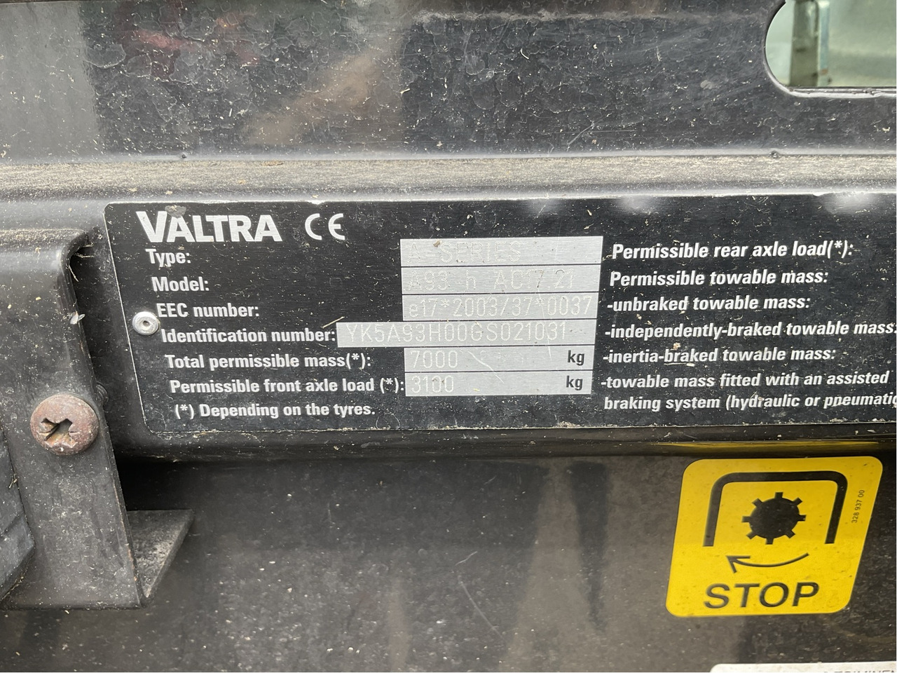 Valtra A 93 - جرار: صورة 2 Valtra A 93 - جرار: صورة 2