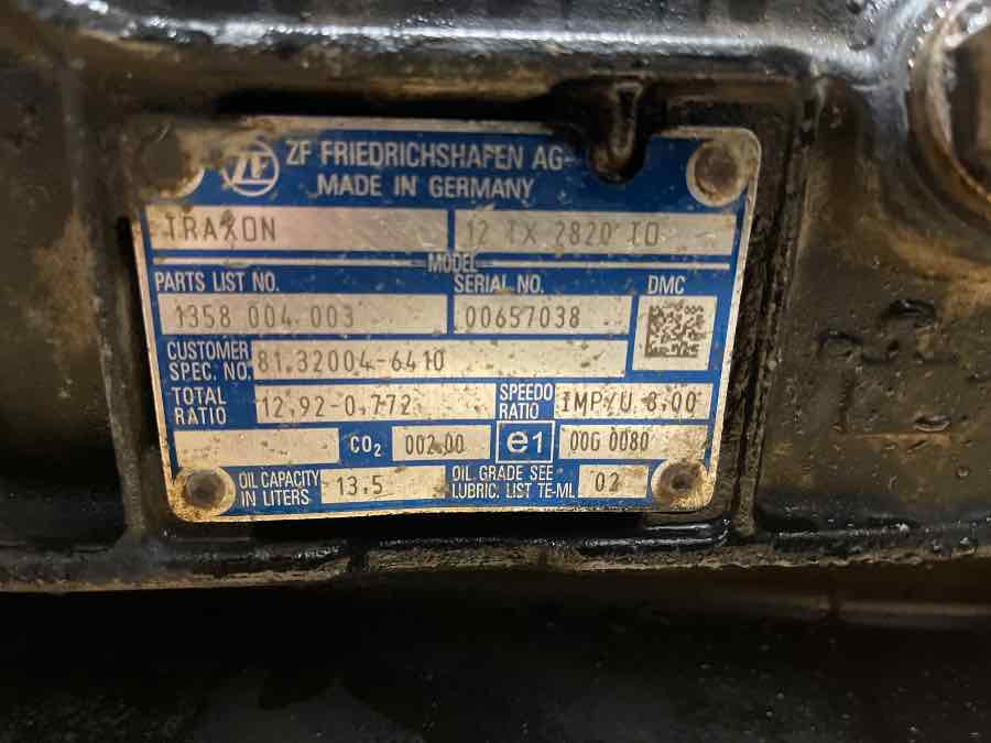 MAN GEARBOX 12TX2820 TO // 81.32004-6410 - صندوق التروس - شاحنة: صورة 3 MAN GEARBOX 12TX2820 TO // 81.32004-6410 - صندوق التروس - شاحنة: صورة 3