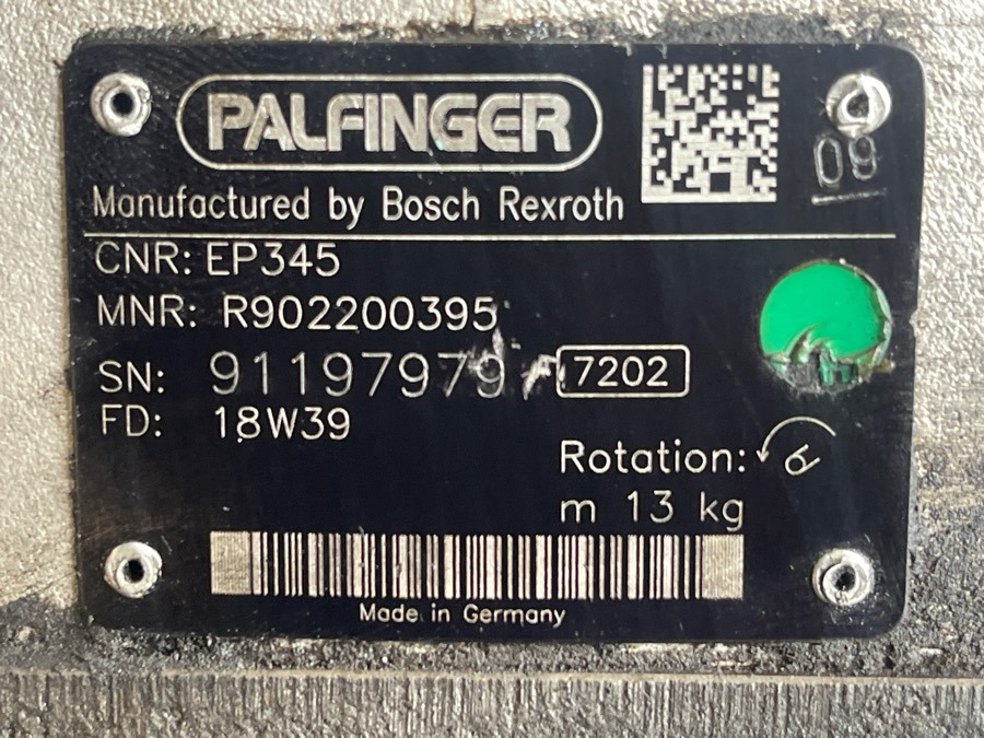 REXROTH PALFINGER HYDRALIC PUMP EP345 - نظام الهيدروليك - شاحنة: صورة 3 REXROTH PALFINGER HYDRALIC PUMP EP345 - نظام الهيدروليك - شاحنة: صورة 3