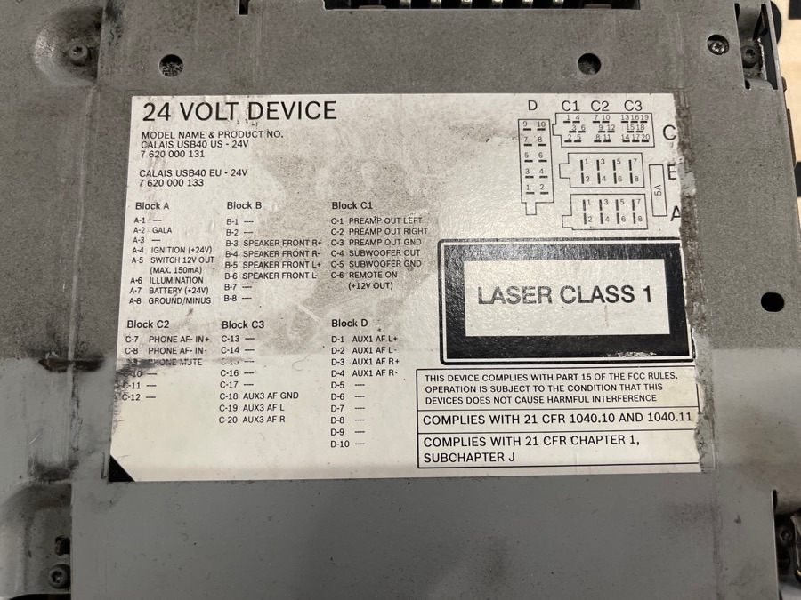 SCANIA RADIO 2974852 - النظام الكهربائي - شاحنة: صورة 2 SCANIA RADIO 2974852 - النظام الكهربائي - شاحنة: صورة 2