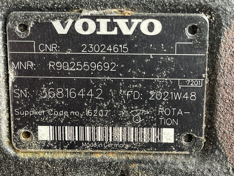VOLVO HYDRALIC PUMP 23024615 - نظام الهيدروليك - شاحنة: صورة 3 VOLVO HYDRALIC PUMP 23024615 - نظام الهيدروليك - شاحنة: صورة 3