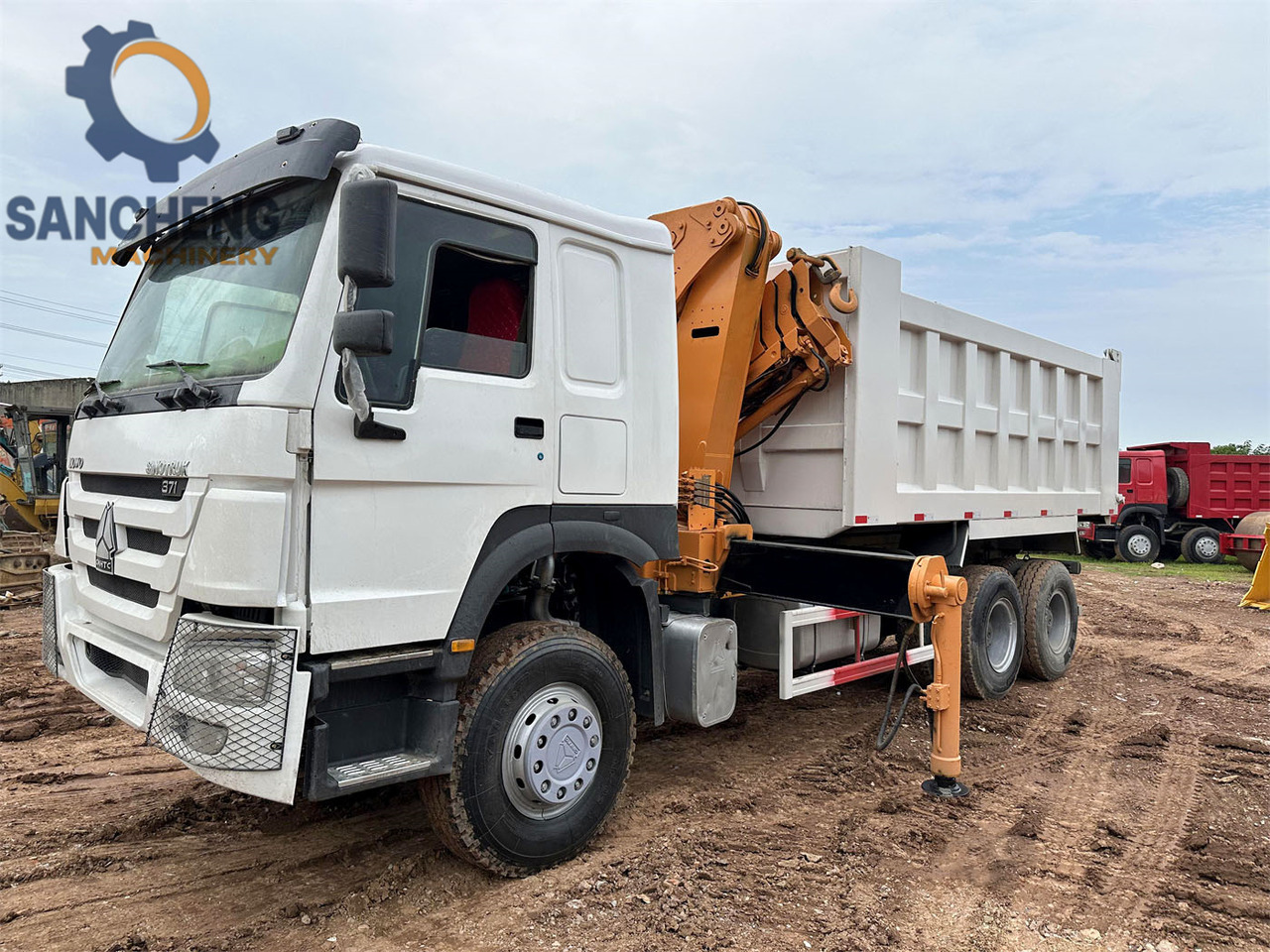 SINOTRUK Howo 371 6x4 crane truck - شاحنة كرين: صورة 1 SINOTRUK Howo 371 6x4 crane truck - شاحنة كرين: صورة 1