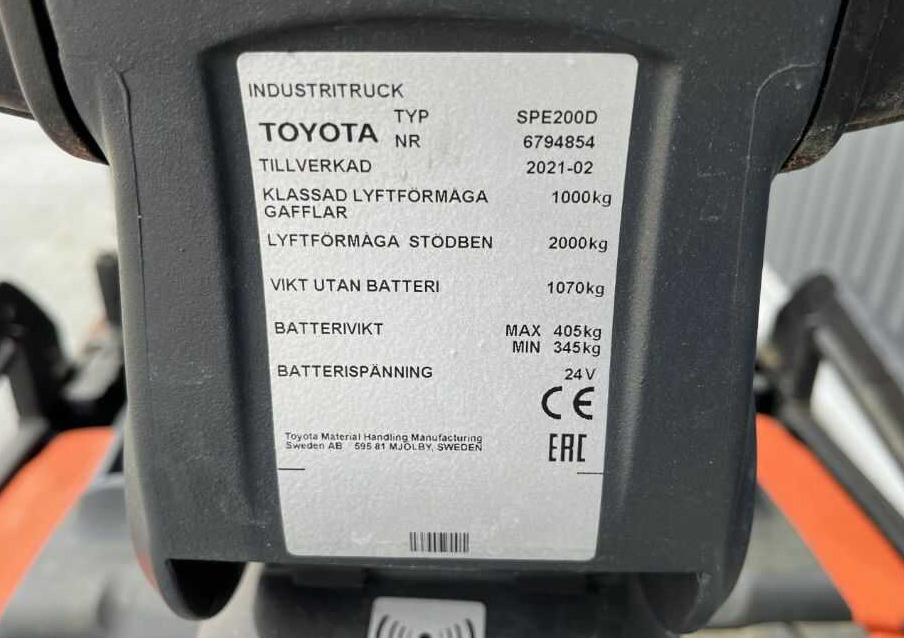 BT SPE200D - آلة التكديس: صورة 1 BT SPE200D - آلة التكديس: صورة 1