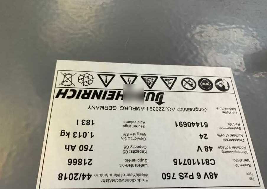 Jungheinrich EFG216 - رافعة شوكية كهربائية: صورة 5 Jungheinrich EFG216 - رافعة شوكية كهربائية: صورة 5