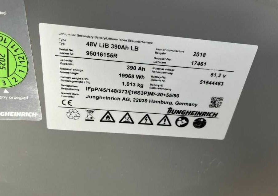 Jungheinrich EFG220 - رافعة شوكية كهربائية: صورة 5 Jungheinrich EFG220 - رافعة شوكية كهربائية: صورة 5