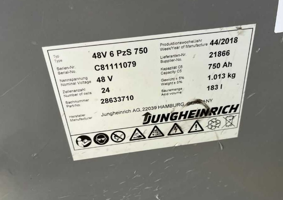 Jungheinrich EFG220 - رافعة شوكية كهربائية: صورة 5 Jungheinrich EFG220 - رافعة شوكية كهربائية: صورة 5