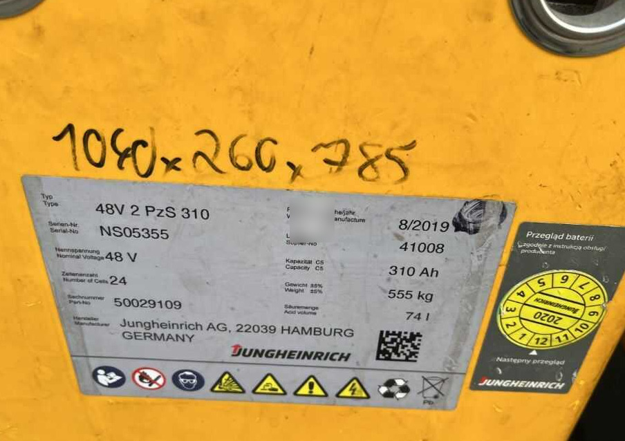 شاحنة مناوِلة Jungheinrich ETV110: صورة 7 شاحنة مناوِلة Jungheinrich ETV110: صورة 7