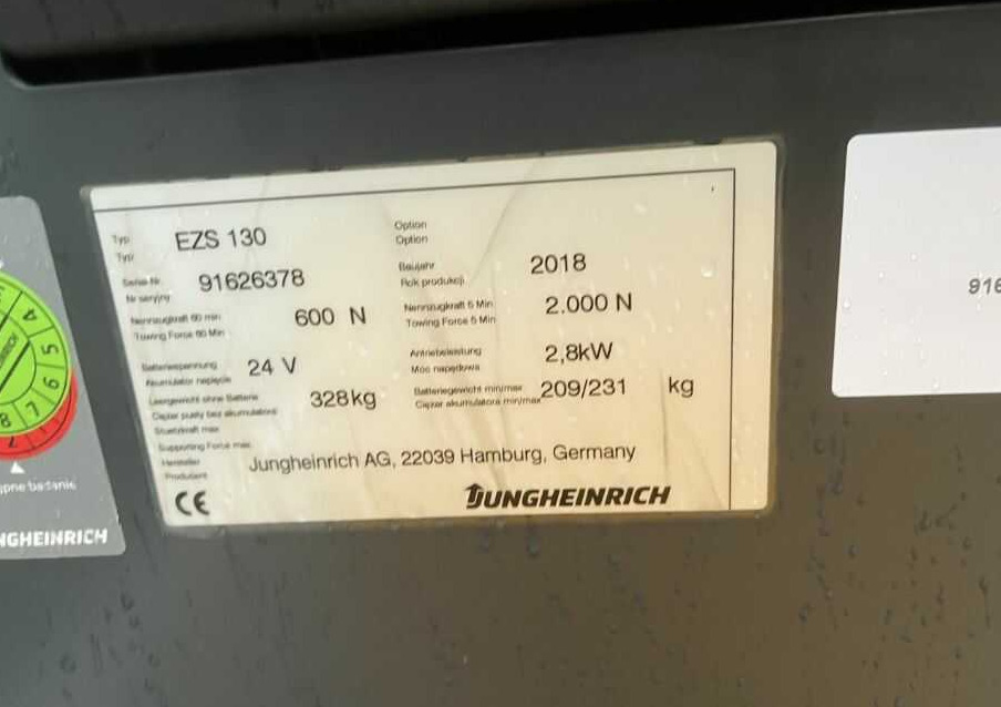 Jungheinrich EZS130 - جرار السحب الكهربائي: صورة 4 Jungheinrich EZS130 - جرار السحب الكهربائي: صورة 4