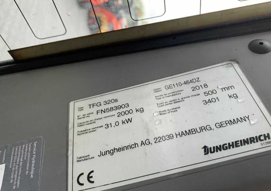 Jungheinrich TFG320s - رافعة شوكية تعمل بالغاز: صورة 4 Jungheinrich TFG320s - رافعة شوكية تعمل بالغاز: صورة 4