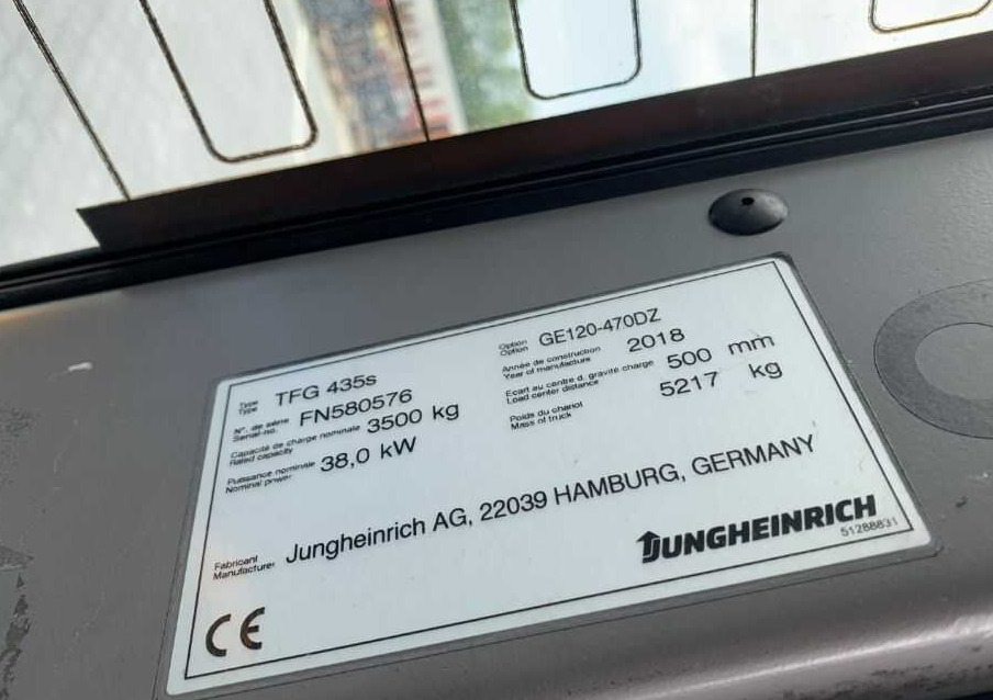 Jungheinrich TFG435s - رافعة شوكية تعمل بالغاز: صورة 4 Jungheinrich TFG435s - رافعة شوكية تعمل بالغاز: صورة 4