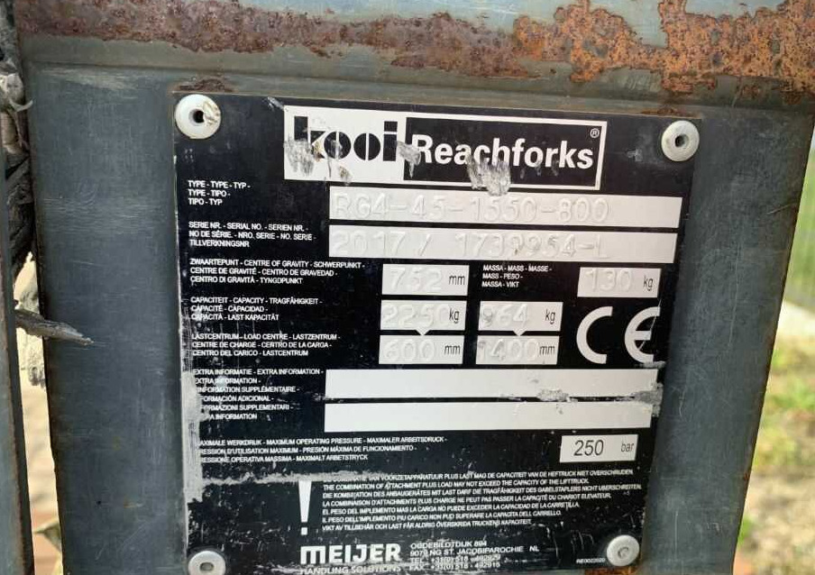 Kooi RG4-45-1550 - ذراع تطويل - معدات المناولة: صورة 1 Kooi RG4-45-1550 - ذراع تطويل - معدات المناولة: صورة 1