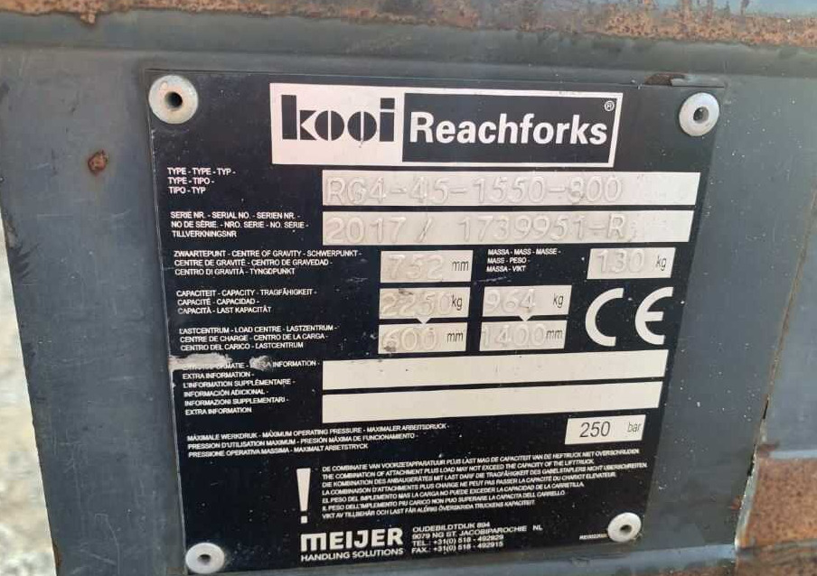 Kooi RG4-45-1550 - ذراع تطويل - معدات المناولة: صورة 2 Kooi RG4-45-1550 - ذراع تطويل - معدات المناولة: صورة 2