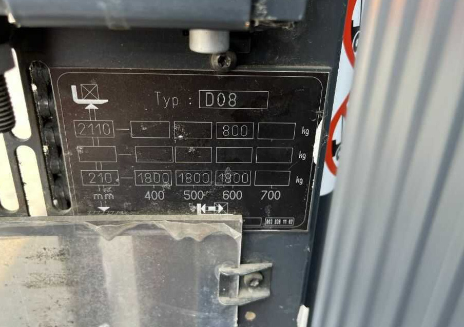 Linde D08 - آلة التكديس: صورة 5 Linde D08 - آلة التكديس: صورة 5