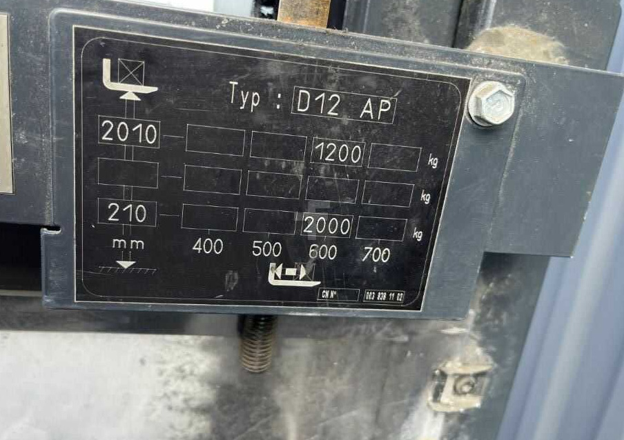 Linde D12AP - آلة التكديس: صورة 5 Linde D12AP - آلة التكديس: صورة 5