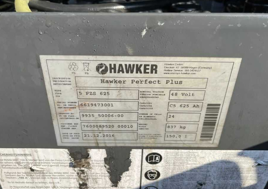 رافعة شوكية كهربائية Linde E18-02: صورة 8