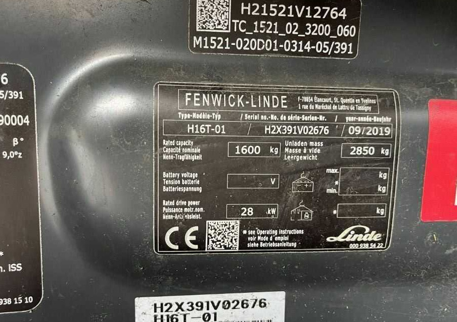 Linde H16T-01 - رافعة شوكية تعمل بالغاز: صورة 4 Linde H16T-01 - رافعة شوكية تعمل بالغاز: صورة 4