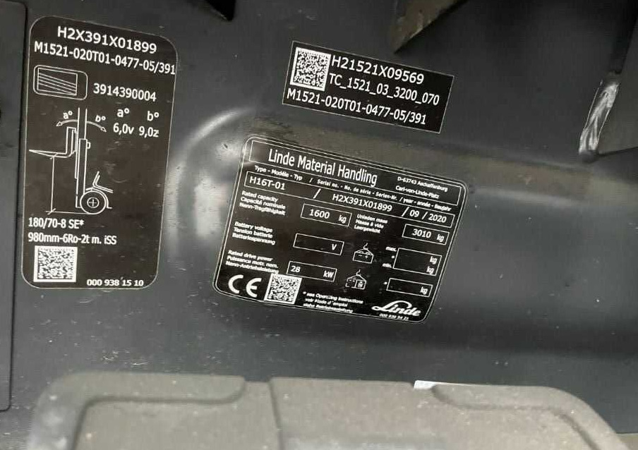 Linde H16T-01 - رافعة شوكية تعمل بالغاز: صورة 4 Linde H16T-01 - رافعة شوكية تعمل بالغاز: صورة 4