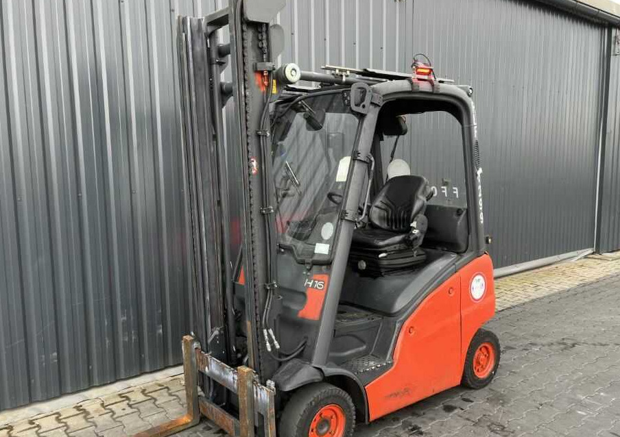 Linde H16T-01 - رافعة شوكية تعمل بالغاز: صورة 1 Linde H16T-01 - رافعة شوكية تعمل بالغاز: صورة 1